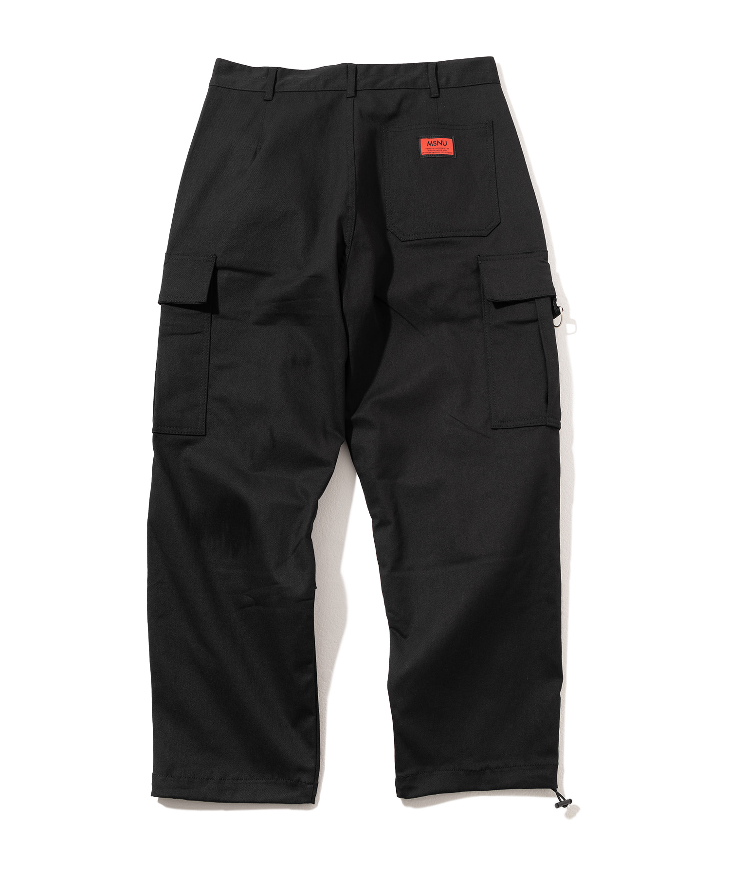 D-ring Easy Cargo String Pants Black | W Concept