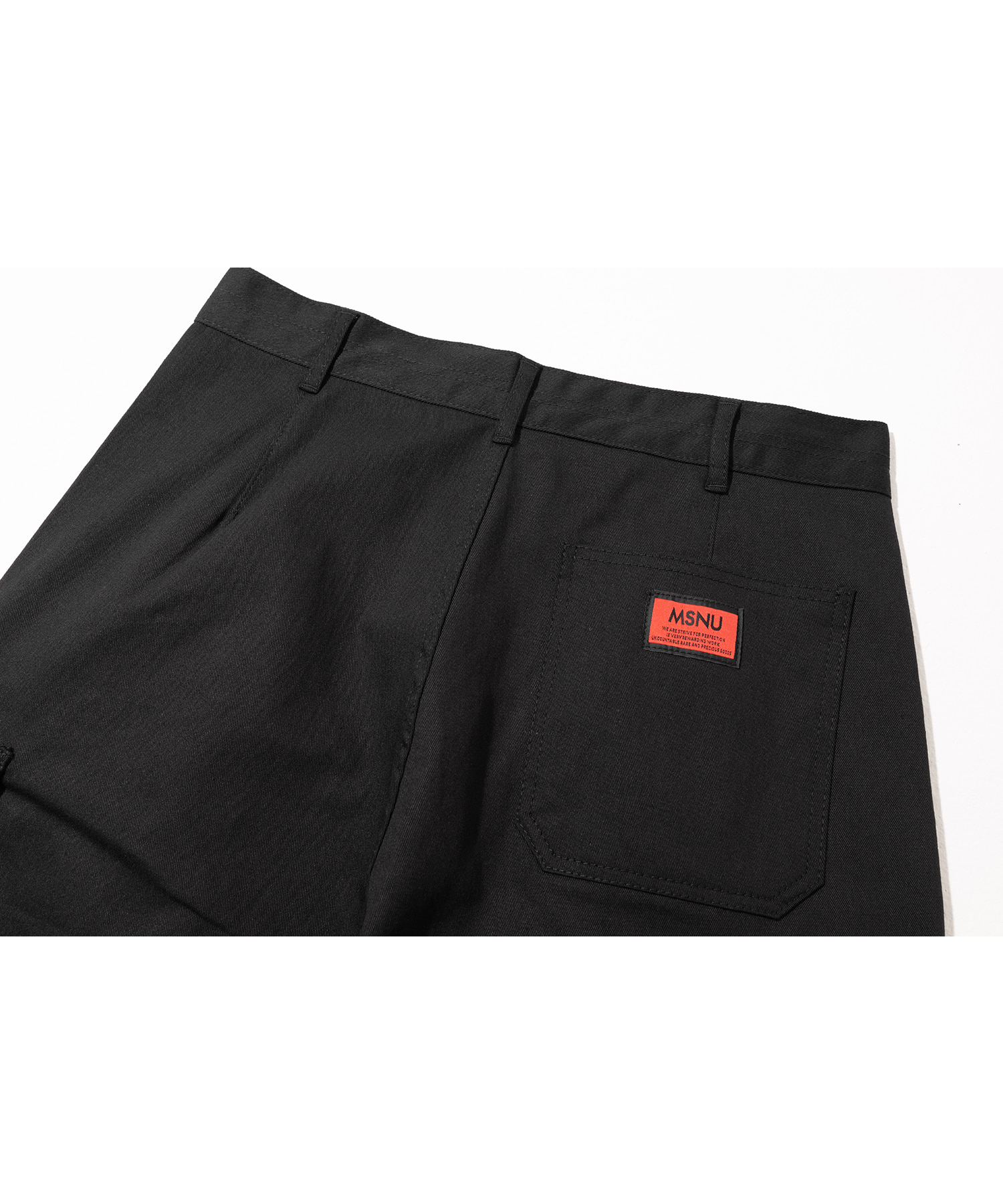 D-ring Easy Cargo String Pants Black | W Concept